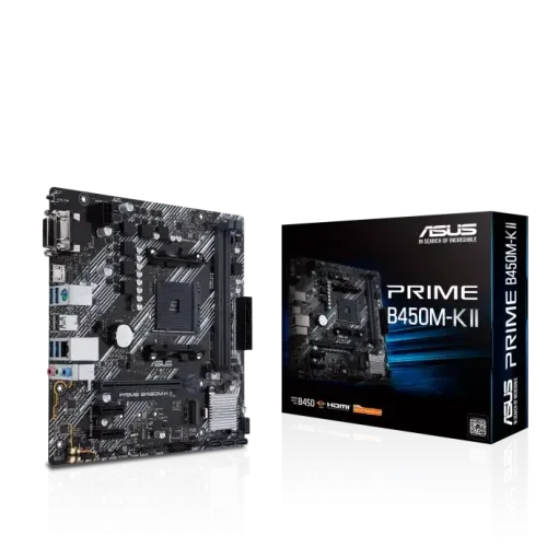 Asus PRIME B450M-K II AM4 mATX Motherboard